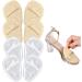 Premium Metatarsal Pads for Women - Silicone Ball of Foot Cushion Inserts | All-Day Pain Relief | Light Yellow & Transparent - Buy Online on GoSupps.com