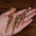 3pcs Ear Wax Removal Tool Set - Adult Ear Picks Mini Pendant - Brass Earwax Remover for Ear Cleaning - Buy Online on GoSupps.com