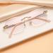 Women's Fashion Rimless Blue Light Blocking Reading Glasses Tinted Lenses Computer Readers Anti Glare Glasses(Couleur:Silver Grandeur:1.5x) - Buy Online on GoSupps.com