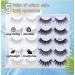 Fluffy Self-Adhesive Eyelashes - Reusable Faux Mink Lashes (5 Pairs D Curl 11-20mm) - No Glue Needed - Buy Online on GoSupps.com