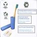Bamboo Toothbrush 4-Pack with Cases - Eco-Friendly, BPA-Free, Biodegradable - Includes 4 Travel Cases and 10 Dental Floss Pack - Buy Online on GoSupps.com