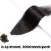 Bonding Extensions | 100% Remy Human Hair U-Tip Extensions - 0.5g/Strand 200 Strands Black #1 50 cm (100g) - International Shipping Available - Buy Online on GoSupps.com