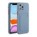 Tivenfezk Nadoli Silicone case for iPhone 15 Pro Ultra thin shockproof scratch -resistant wallet soft TPU protective cover mobile phone case with credit card holder iphone 15 per gray