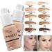 2 PCS PHOERA Foundation Full Coverage Foundation PHOERA Primer Kabuki Makeup Brushes Foundation Brush Powder Brush 5 Makeup Sponge 30ml PHOERA Matte Oil Control Concealer (102 Nude +104 Buff Beige) 340 g (Pack of 1) 102+104/Nude+Buff Beige - Buy Online on GoSupps.com