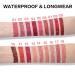 EVPCT 3Pcs Nude Beige Orange Brown Matte Lipstick & Lip Liner Set | Waterproof & Long Lasting 24hr Wear | Includes Sharpener | 3 Count - Buy Online on GoSupps.com