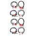 Frcolor Cartoon Elastic Hair Ties for Baby Girls - 8-Piece Christmas Loop Ponytail Holders - International Shipping Available - Buy Online on GoSupps.com