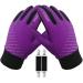 Amrta Winter Gloves for Kids Waterproof Thermal Boys Girls Cold Weather Warm Sport Touchscreen Soft Mittens, Children Anti Slip Glove for Bike Snow Ski Running Football Cycling Purple Large