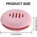 SWYSGS Breathable Silicone Powder Puff Storage Box Make Up Sponge Powder Puff Storage Box for Cosmetic Tassels in Various Sizes and Shapes Shatterproof Portable Cosmetics (Pink) - Buy Online on GoSupps.com