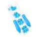 Combineda Ball Pull Back Strip Back Roller Body Roller For Muscle Trigger Roller For Muscles Massage Roller Stick Back Massage Back Back Back Massage With Tool Silica Gel to Stretch Wheel Blue 115x5.6cm