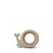Sally the Whale durable bite ring made of wood and silicone according to LFGB standard soft silicone for toddlers BPA-free handy & relieves for teeth