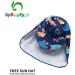 UPF 50+ Baby Boy Swimwear Set with Sun Hat | Infant/Toddler One Piece Zip Swimsuit | 18-24 Months Blue Fish Design - Buy Online on GoSupps.com