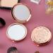 Java Wood Rose Gold Travel Makeup Mirror - Daughter Wedding Bride Gift from Mom & Dad | Daughter Day, Birthday, Graduation, Christmas, Farewell Present | Gifts for Daughter on Wedding Day - Buy Online on GoSupps.com