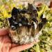NAKOUULF Hot Quartz Cluster Natural Cairngorm s Flowers Smoky Quartz ClusterCan be Used for (Size : 300-400g) HOMEZHOU (Size : 200-300g)