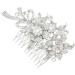 DOITOOL Bridal Hair Side Comb Combs for Women Hair Accessories for Women Crystal Headpiece Hair Teasing Comb Women Hair Accessories Tiara Women Hair Clip Bride Hair Plug Bow Tie - Buy Online on GoSupps.com