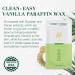 Vanilla Bean Paraffin Wax - 1lb | Clean + Easy | Hydrating Skin Treatment - Buy Online on GoSupps.com