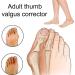 Jinlingnb Toe Spreader & Bunion Corrector - Hallux Valgus Support Foot Pain Relief Day & Night Orthosis - Black M - Buy Online on GoSupps.com
