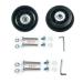 YongXuan Mute Wear-Resistant Luggage Suitcase Replacement Wheels Kit Inline Outdoor Skate Replacement Wheels (60mm x 24mm)