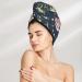 Microfiber Hair Drying Cap - Vintage Floral Soft Absorbent Hair Towel for Curly Long & Thick Hair | Quick Dry & Fast Drying - Buy Online on GoSupps.com