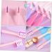 Angoily 4-Piece Mini Disposable Children's Toothbrush Set with Toothpaste & Travel Case - Soft Filament for Gentle Care - Buy Online on GoSupps.com