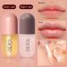 Natural Lip Plumper Set: Day & Night Lip Enhancer Balm with Plant Extracts - Lip Serum for Fuller, Hydrated Lips (2 Pcs, 5.5MLX2) - Buy Online on GoSupps.com