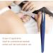 Blue Stainless Steel Curved Eyelash Tweezers for False Eyelash Extensions - Precision Beauty Tool | International Shipping - Buy Online on GoSupps.com