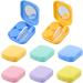 Jinlaili 6-Piece Contact Lens Container Set | Portable Travel Case with Tweezers & Suction Tool | Perfect for International Shipping - Buy Online on GoSupps.com