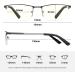 Efe 4 Pack Reading Glasses for Women - High Quality Black Matte Rectangular Readers with Spring Hinges | Comfortable Vintage Style Eyewear for Men - Buy Online on GoSupps.com