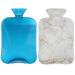 2L hot water bottle with reference to pain relief marble texture gold Line warm-up bag PVC ice and warm ponds for cold and heat therapy/menstrual cramps feet/hand warmer