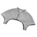 Shoulder vest shoulder cushion for back neck and shoulders pain relief migraines relieve avoid arthritis pain shoulder warmer thin with collar gray