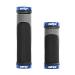 SENQI Bike Grips Lightweight Bicycle Grips 130mm &130mm,130mm &90mm, 90mm &90mm Fit 22.2mm Handlebar Anti-Slip Grips Suitable for Multi-Speed Bicycles Mountain Bikes BMX Bikes Long and Short Grips Blue