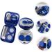 Homsfou 4-Piece Colored Contact Lenses Set | Mirror Container & Plastic Holder Case | Stylish & Convenient Accessory for Safe Lens Storage - Buy Online on GoSupps.com