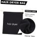 VINTORKY 4pcs Hair Dryer Storage Bag Travel Cosmetics Bag Hotel Hair Dryer Bag Blow Dryer Bag Fabric Black - Buy Online on GoSupps.com