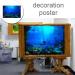 EVAYangSG Underwater World Aquarium Background Decoration Poster Aquarium Background Sticker Aquarium Aquarium Aquarium Poster Decoration Picture Supplies 61 * 30cm (blue) - Buy Online on GoSupps.com