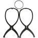 Wig Stand Holder - Rbenxia 6pcs Portable Durable Plastic Folding Hairpieces Display Tool - Black - Buy Online on GoSupps.com
