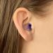 Flare Calmer Mini Ear Plugs - Purple, Soft Reusable Silicone - Reduce Annoying Noises Without Blocking Sound - 1 Count - Buy Online on GoSupps.com