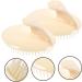 Orfofe Silicone Shampoo Brush & Scalp Massage Device - 2-Piece Set for Hair Care & Relaxation - Buy Online on GoSupps.com