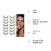 JIMIRE 6D Faux Mink Manga Cluster Lashes - Natural Wispy Fluffy Cat Eye Look, 7 Pairs Pack - Buy Online on GoSupps.com