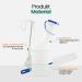 Urine Bottle Set - 1000ml with Bed Holder & Cleaning Brush | Durable & Easy-to-Read Measurement Lines for Convenient Use - Buy Online on GoSupps.com