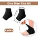 QSZHSL Pack of 4 pairs of moisturizing gel heel socks - Open heel socks - Foot protection - S - Buy Online on GoSupps.com