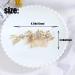 IYOU Bridal Wedding Hair Comb Flower Crystal Silver Headpieces Rhinestone Pearl Hair Pieces Bridal Bride Hair Accessories for Women - Buy Online on GoSupps.com