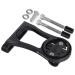KREMORV Bike Computer Out-Front Mount for Wahoo Elemnt Wahoo Elemnt Screw Wahoo Elemnt Mini Black