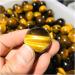Natural Sphere 1pc Natural Carved Tiger Eye Quartz Crystal Sphere Balls 20-30mm - Buy Online on GoSupps.com