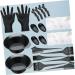 minkissy 3 Sets Hair Tinting Kit Hair Color Mixing Bowl Hair Bleach Hair Tinting Bowl and Brush Hair Dying Brush Hair Cutting Apron T Tool Hair Dye Hair Tinting Tool Disposable Hair Dryer - Buy Online on GoSupps.com