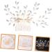 Ipetboom Sweet Rhinestone Hair Accessories Bridal Hair Wedding Hair Comb Beads Rhinestone Headpiece Prom Hair Accessories Headwear for Women Bride Hair Piece Wedding Dress Crystal - Buy Online on GoSupps.com