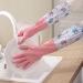 GIFZES Housekeeping Gloves 1 Pair Cleaning Cute Panda Pattern Dishwashing Waterproof Plush Housework for Home Kitchen Autumn Large Pink - Buy Online on GoSupps.com