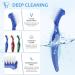 3-Piece Hard Prosthesis Brush Set | Double-Sided Oral Care Brushes with Portable Bag | Multi-Layered Prosthesis Care - Buy Online on GoSupps.com