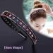 CORGIMHZ 4 Pack Colorful Rhinestone Headbands for Girls - Non-Slip Double Row Crystal Hairbands - Buy Online on GoSupps.com