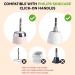 Bamboo Electric Toothbrush Replacement Heads for Philips Sonicare | Soft Charcoal Bristles - Eco-Friendly Dental Care - Buy Online on GoSupps.com