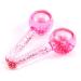 Poleview Pink Glitter Ice Globes for Facials - Cooling Face Roller for Skincare, Anti-Ageing, and Circulation Enhancement - Buy Online on GoSupps.com