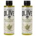 Corrres Olive & Olive Blossom Moisturizing shower gel for smooth skin with extra native olive oil vegan 250 ml (pack with 2)